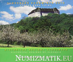 Sada mincí Slovenskej republiky 2012 - Historické regióny Slovenska