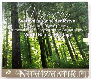 Coin set of the Slovak Republic 2019 - World Heritage Carpathian beech forests