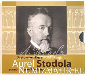 Coin set of the Slovak Republic 2019 - Aurel Stodola world inventions