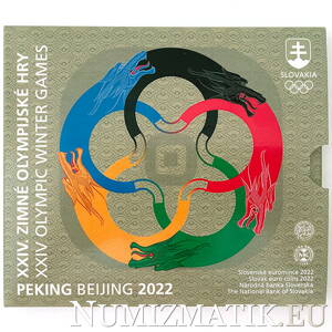 Coin set of the Slovak Republic 2022 - XXIV. OWG Beijing