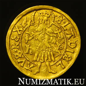 Vladislav II. Jagelovský - dukát bez letopočtu n-pes