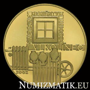 5000 Sk/2002 - Vlkolínec - UNESCO World Heritage