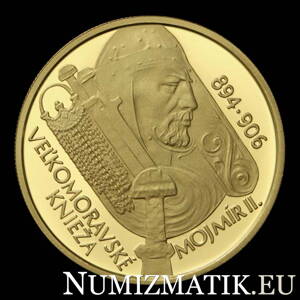 5000 Sk/2006 - Mojmír II. - ruler of Great Moravia