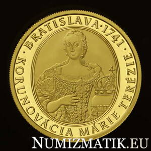 100 Euro/2016 - Mária Terézia - 275. výročie korunovácie v Bratislave