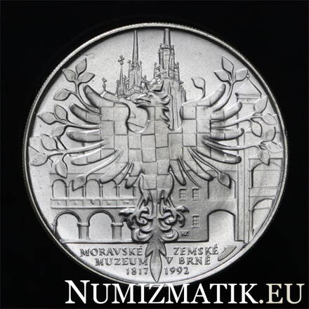 100 Kčs/1992 - Moravské zemské múzeum v Brne - 175. výročie založenia