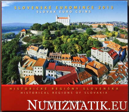 Sada mincí Slovenskej republiky 2013 - Historické regióny Slovenska