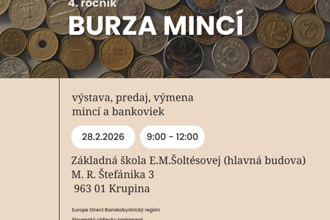 Burza mincí v Krupine - 28. 2. 2026